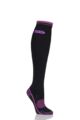 Ladies 1 Pair Storm Bloc with BlueGuard Equestrian Long Wool Blend Socks - Black