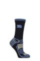 Women's 1 Pair Storm Bloc with BlueGuard Oakvale Cotton Aerobic Hiking Socks - Navy / Blue