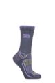 Women's 1 Pair Storm Bloc with BlueGuard Oakvale Cotton Aerobic Hiking Socks - Lilac / Purple