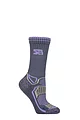 Women's 1 Pair Storm Bloc with BlueGuard Oakvale Cotton Aerobic Hiking Socks - Lilac / Purple