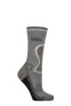 Women's 1 Pair Storm Bloc with BlueGuard Craglin Wool Hiking Socks - Stone / Charcoal