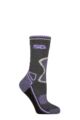 Women's 1 Pair Storm Bloc with BlueGuard Craglin Wool Hiking Socks - Lilac / Purple