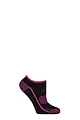 Women's 1 Pair Storm Bloc with BlueGuard Brigstock Cotton Sports Trainer Socks - Black / Cerise