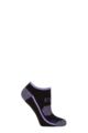 Women's 1 Pair Storm Bloc with BlueGuard Brigstock Cotton Sports Trainer Socks - Black / Purple