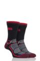 Mens 2 Pair Storm Bloc with BlueGuard Aerobic Socks - Black