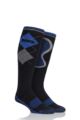 Mens 1 Pair Storm Bloc with BlueGuard Long Cotton Country Socks - Black