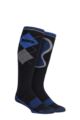 Mens 1 Pair Storm Bloc with BlueGuard Long Cotton Country Socks - Black