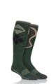 Mens 1 Pair Storm Bloc with BlueGuard Long Cotton Country Socks - Green