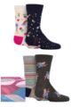 Babies and Kids 4 Pair Thought Luma Bamboo Unicorn Gift Boxed Socks - Multi Kids