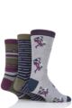Mens 3 Pair Thought Skater Bamboo and Organic Cotton Socks - Assorted