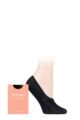 Ladies 1 Pair Thought Bamboo and Organic Cotton No Show Socks - Black