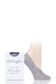 Ladies 1 Pair Thought Bamboo and Organic Cotton No Show Socks - Grey