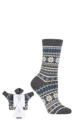 Ladies 1 Pair Thought Neeva Christmas Jumper Organic Cotton Gift Bagged Socks - Assorted