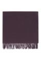 Mens and Ladies Great & British Knitwear Made In Scotland 100% Cashmere Plain Scarf with Sheen - Chocolate
