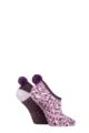 Ladies 2 Pair Elle Cosy Mary Jane Socks - Royal Purple