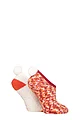 Women's 2 Pair Elle Cosy Mary Jane Socks - Rust