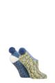 Ladies 2 Pair Elle Cosy Mary Jane Socks - Autumn Apple