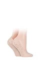 Women's 2 Pair Elle Lace Shoe Liners - Natural Lace