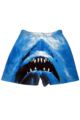 Mens 1 Pair Magic Boxer Shorts In Shark Design - Blue