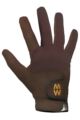 Mens and Women's 1 Pair MacWet Short Mesh Sports Gloves - Brown