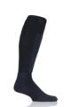 Mens and Ladies 1 Pair Thorlos Lightweight Ski Socks - Black