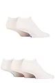 Mens 5 Pair SOCKSHOP Regenerated Eco-Cotton Plain Trainer Socks - White