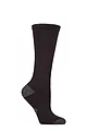 Women's 1 Pair Country Pursuit Water Repellent Cotton Long Boot Socks - Black / Cream