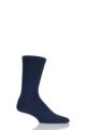 Mens 1 Pair Thought Jimmy Plain Bamboo and Organic Cotton Socks - Navy