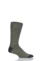 Mens 1 Pair Thought Walker Organic Cotton Walking Socks - Forest