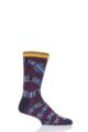 Mens 1 Pair Thought Serpent All Round Snake Bamboo and Organic Cotton Socks - Wine Red