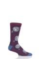 Mens 1 Pair Thought Momento Pocket Watch Bamboo and Organic Cotton Socks - Wine Red