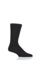 Mens 1 Pair Thought Modal and Recycled Polyester Diabetic Socks - Black