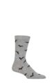 Mens 1 Pair Thought Abel Batwing Bamboo and Organic Cotton Socks - Grey