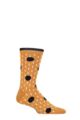 Mens 1 Pair Thought Leroy Bamboo Spot Socks - Mustard Yellow