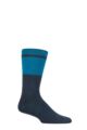 Mens 1 Pair Thought Gordon Organic Cotton Walker Socks - Slate Blue