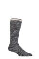 Mens 1 Pair Thought Phillip Organic Cotton Fleck Socks - Navy