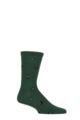 Mens 1 Pair Thought Jett Organic Cotton Smart Socks - Forest Green