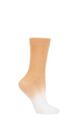 Ladies 1 Pair Thought Dip Dye Bamboo and Organic Cotton Socks - Mango Yellow