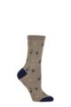 Ladies 1 Pair Thought Josie Bamboo Bike Socks - Olive Green