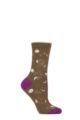 Ladies 1 Pair Thought Mona Moon Bamboo Socks - Moss Green