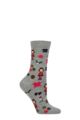 Ladies 1 Pair Thought Clara Nutcracker Bamboo Socks - Grey Marle