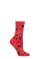 Ladies 1 Pair Thought Clara Nutcracker Bamboo Socks - Brick Red