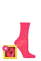 Women's 1 Pair SOCKSHOP Wildfeet 'Me Time' Gift Boxed Socks - Doughnut