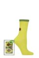 Women's 1 Pair SOCKSHOP Wildfeet 'Me Time' Gift Boxed Socks - Avocado