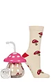 Women's 1 Pair SOCKSHOP Wildfeet 'Me Time' Gift Boxed Socks - Toadstool