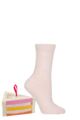 Women's 1 Pair SOCKSHOP Wildfeet 'Me Time' Gift Boxed Socks - Cake Slice