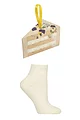 Women's 1 Pair SOCKSHOP Wildfeet 'Sweet Treats’ Gift Boxed Fluffy Cosy Socks - Vanilla Sponge