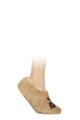 Women's 1 Pair SOCKSHOP Wildfeet Fluffy Fleece Lined Footsie Slipper Socks - Teddy Bear