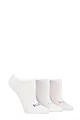 Women's 3 Pair Elle Sport Mesh Bamboo No Show Socks - White