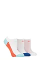 Women's 3 Pair Elle Bamboo Cushioned No Shows - Mandarin